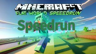 Minecraft world record flat world