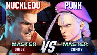 SF6 ▰ NUCKLEDU (Guile) vs PUNK (Cammy) ▰ High Level Gameplay