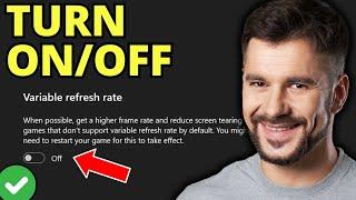 How To Turn ON/OFF Variable Refresh Rate VRR on Windows 11