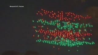 WATCH: Multiple drones crash, fall on crowd during downtown Orlando holiday drone show