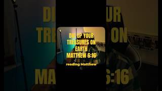 Christians dig up your treasures on earth️ Matthew 6:16 #christianshorts #shorts