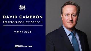 Out-compete, out-cooperate, out-innovate | David Cameron foreign policy speech