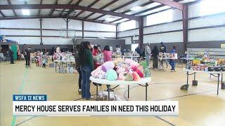 Mercy House holds Christmas food and toy drive