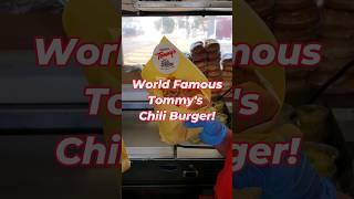 World Famous Chili cheeseburger at Original Tommy's in Los Angeles!