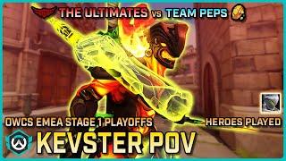 [ Kevster ] Kevster Overwatch is BACK | The Ultimates vs Team Peps | Playoffs | OWCS EMEA Stage 1