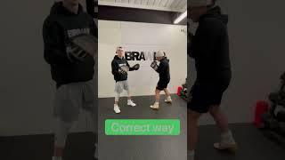 Boxing Education | How to hold mitts 