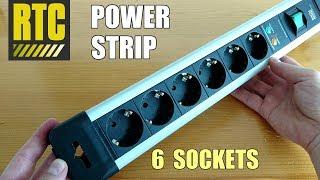 6 Outlet Power Strip with Surge Protector and Multi Socket Extension Cord