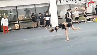 대한민국대표 여성트릭커 섬머솔트김민희 /korea woman tricker/somersault womantricking