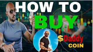 Buy Daddy Coin | How to Buy Daddy Coin | Daddy Coin | The Real World by Andrew Tate | India | #TRW