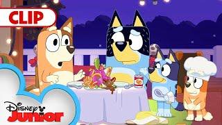 Fancy Restaurant  | Bluey | @Disney Junior