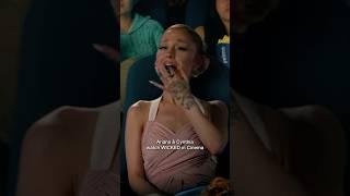 Ariana Grande & Cynthia watch wicked in cinema
