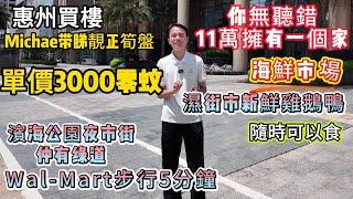 惠州買樓｜Michae带睇靚正筍盤｜你無聽錯11萬擁有一個家｜單價3000零蚊｜Wal-Mart步行5分鐘｜海鮮市場 濕街市新鮮雞鵝鴨隨時可以食｜濱海公園夜市街仲有绿道