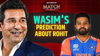 Wasim Akram on Rohit Sharma Batting | IND VS AUS T20 World Cup 2024