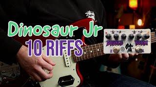 10 Dinosaur Jr Riffs | Zvex Double Rock (Pedal Demo)