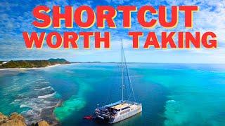 Shortcut Worth Taking - Sailing Family attempt Wide Bay Bar in Aluminum Crowther Catamaran (Ep. 37)