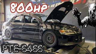 Evo 9 at 37psi 800Hp+ terrorizing the streets after full send