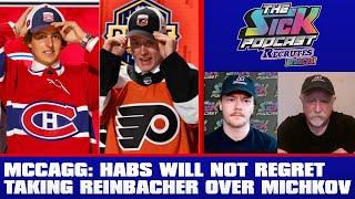 McCagg: Habs Will NOT Regret Taking Reinbacher Over Michkov - Prospect Talk #58