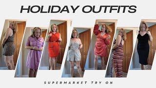 Supermarket Holiday Clothing try on. Tesco f&f, George Asda, M&S Jaeger