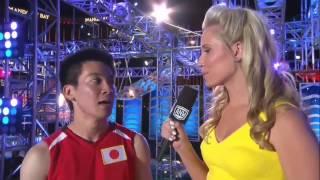 American Ninja Warrior - USA vs the World II 2015 Stage 3 Yusuke Morimoto