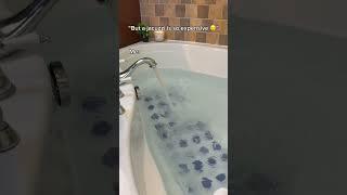 Now we can finally relax at home ️ #jacuzzi #bathtubs #sahm #bath #spa