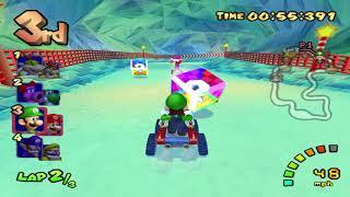 Mario Kart: Double Dash (GC) walkthrough - Sherbet Land