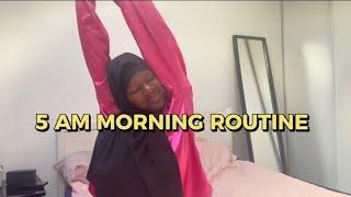 5 AM MORNING ROUTINE | Un matin productif