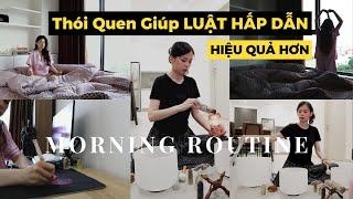 Morning Routine  | Thói Quen Buổi Sáng Giúp Mình Đạt Được Mục Tiêu Nhanh Chóng Hơn Bằng LUẬT HẤP DẪN