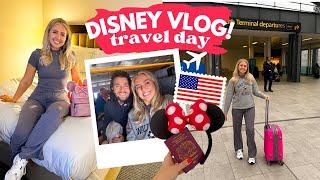 WALT DISNEY WORLD TRAVEL DAY VLOG! ️ | Hilton Gatwick | No1 Lounge | Disney's All Star Music Resort