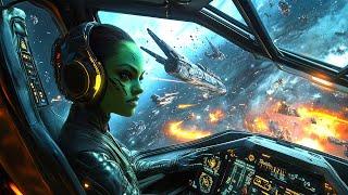 Epic Space Battle: The Heroic Sacrifice of Captain Zara – A Sci-Fi Adventure