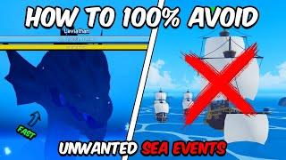 How to ENTIRELY Avoid Unwanted SEA EVENTS in Blox Fruit (Tips & Tricks!)