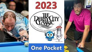 Shane Van Boening vs Michael Delawder - One Pocket - 2023 Derby City Classic rd 5