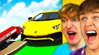 Bitva LUXUSNÍHO LAMBORGHINI vs AUTA! @TrospyReakce