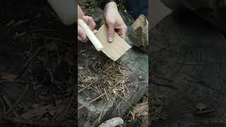 2 Easy Ways To Start A Fire!  #camping #fire #survival #bushcraft