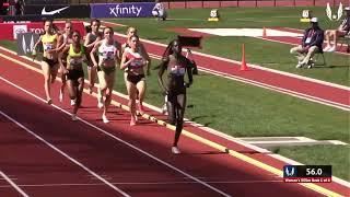 W800m - Athing Mu - Heat 1 - USATF Outdoor Championships 2022 #highlights