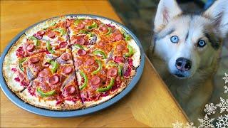 DIY PIZZA FOR DOGS | Dog friendly Pizza | DIY Dog Treats | Snow Dogs Snacks 66