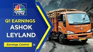 Ashok Leyland Q1 Results LIVE | Net Profit Jumps 747% To ₹576 Crore; Revenue Up 13% YoY | CNBC TV18