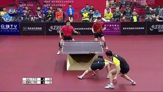 Ma Long/Yu Ziyang vs Fan Zhendong/Xu Xin | Warm-up for WTTC 2017