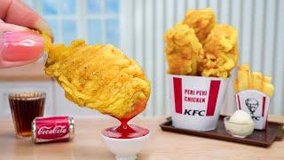 Crispy Miniature KFC Fried Chicken Recipe Idea by Mini Yummy  ASMR How To Make Chicken Peri Peri