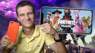 FORTNITE MOBILE! НАГИБАЮ НА ТЕЛЕФОНЕ 