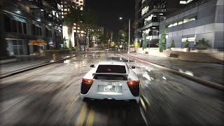 Lexus LFA night drive - GTA V - NFRG ENB & ReShade