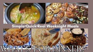 What's For Dinner? Simple, Quick and Real Life Dinners Of The Week!