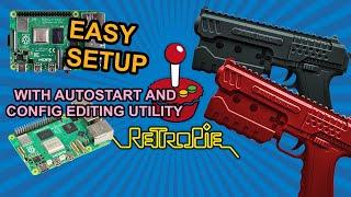 THE Easiest Sinden Lightgun Setup for RetroPie on Pi 4/5 with autostart and config editor