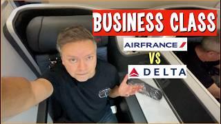 Business Class SMACKDOWN. Delta vs AirFrance. Honest Review of International Long Haul