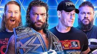 WWE 2K22 Roman Reigns & Semi Zayn vs Kevin Owens & John Cena Smackdown | wwe 2k22 live stream