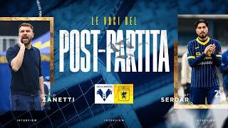 Serie A Enilive 2024/25 | Le voci del post partita: Zanetti e Serdar