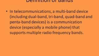 Mobile Phones - Network Bands (EdExcel GCSE ICT Revision)