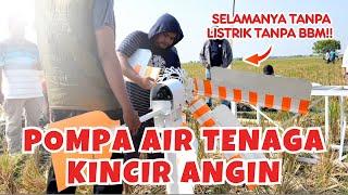 Solusi Kemarau Panjang ‼️ Pompa Air Tenaga Kincir Angin dari Direktorat Irigasi Pertanian PSP