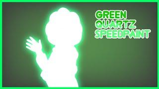 Green Quartz  Speed paint | Blue kyanite network