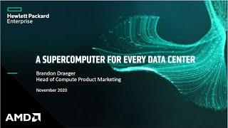 A Supercomputer for Every Data Center