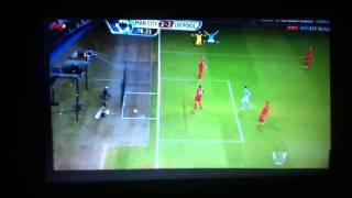 Sergio Aguero Amazing Goal Vs Liverpool 2013